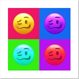 Drunk Face Emoji | Pop Art Posters and Art